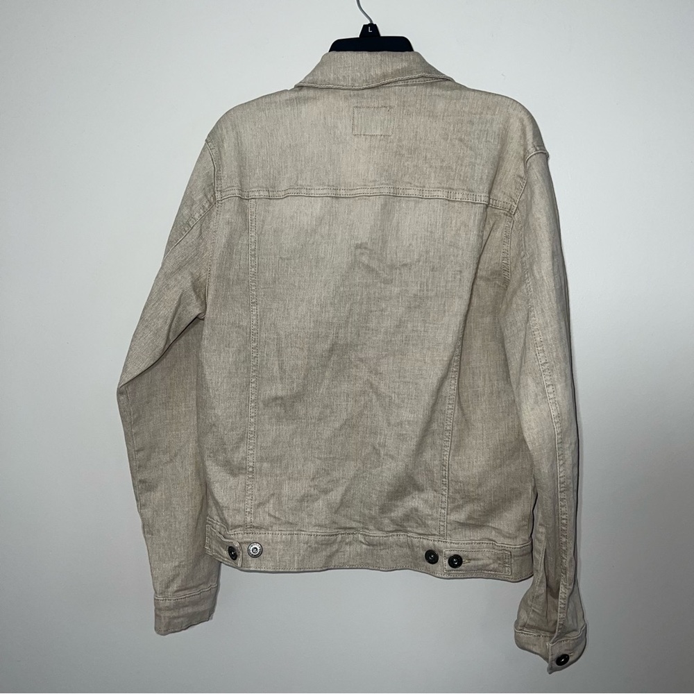 Goodfellow & Co. Mens Beige Trucker Jacket Size Medium - Picture 4 of 6